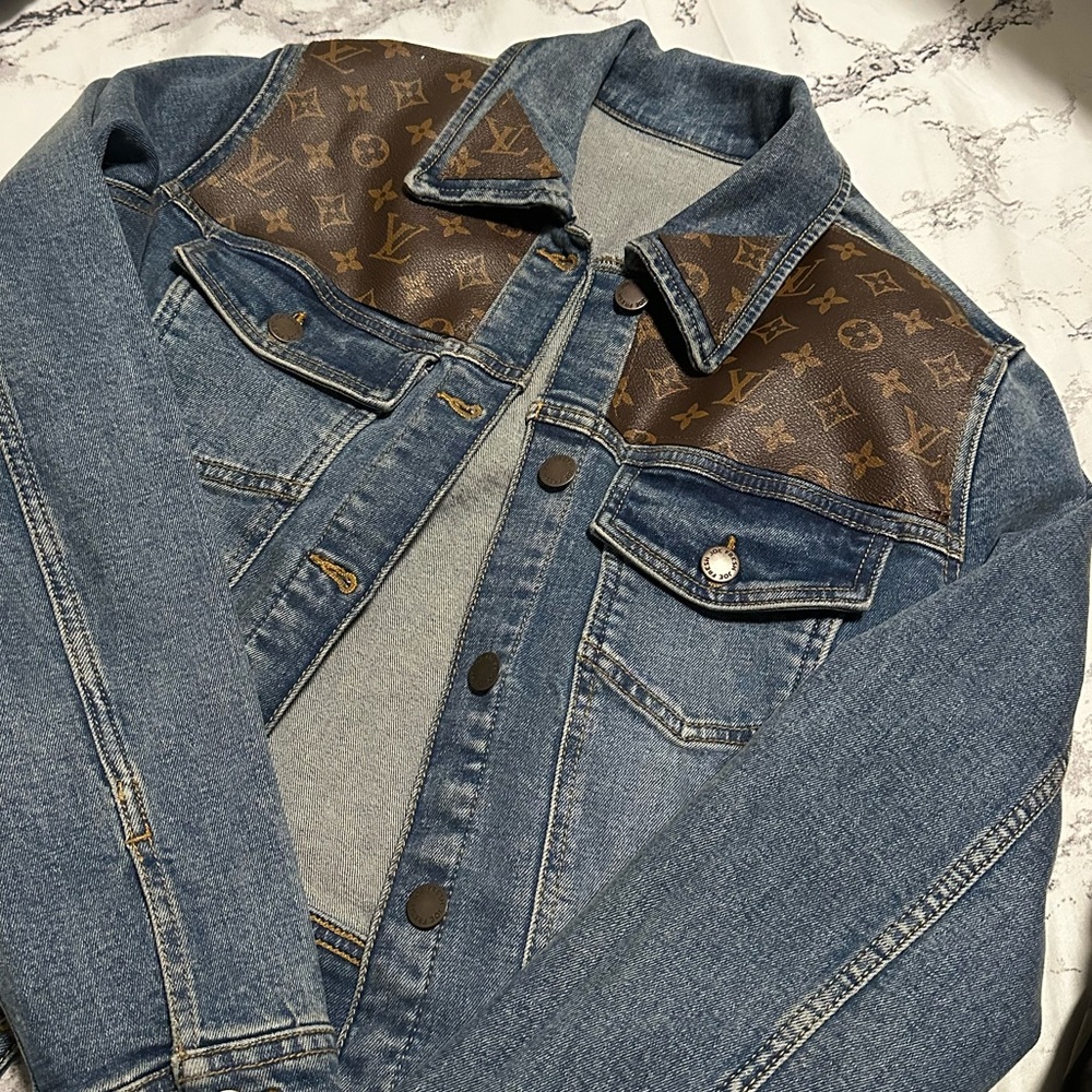 Custom LV Jean Jacket